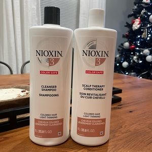 Nioxin shampoo and conditioner set